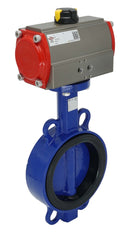 Pneumatic Butterfly Valve DN125 (5 inch) Lug Cast Iron Stainless Steel EPDM Double Acting