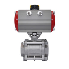 Pneumatic Ball Valve G3'' Stainless Steel Double Acting