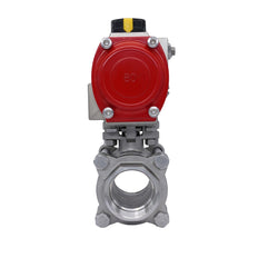 Pneumatic Ball Valve G2 1/2'' Stainless Steel Spring Closing