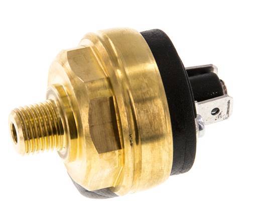 0.presostato de latón de 2 a 2bar NC Conector plano M10 42VAC/DC