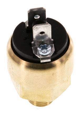 interruptor de presión de latón de 1 a 10bar NC Conector plano G1/8'' 42VAC/DC