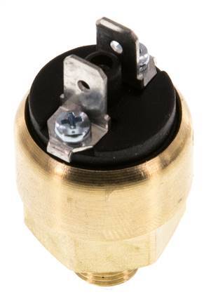 interruptor de presión de latón de 1 a 10bar NC Conector plano G1/8'' 42VAC/DC