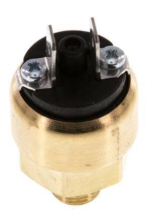 interruptor de presión de latón de 1 a 10bar NC Conector plano G1/8'' 42VAC/DC