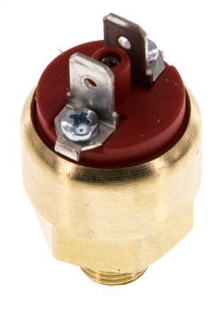 1 a 10bar NO Presostato de latón Conector plano G1/8'' 42VAC/DC