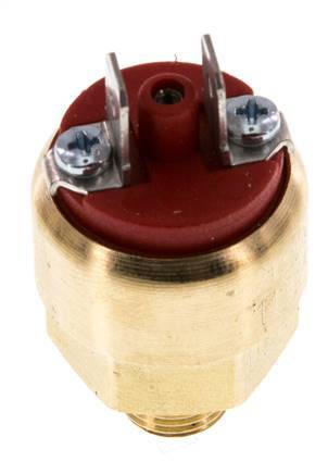 1 a 10bar NO Presostato de latón Conector plano G1/8'' 42VAC/DC