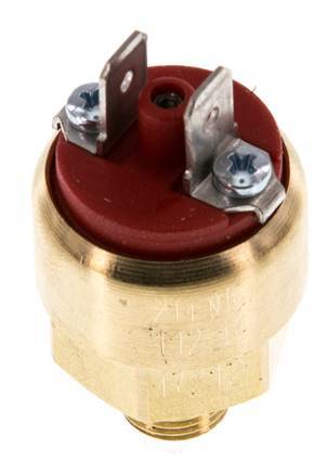 1 a 10bar NO Presostato de latón Conector plano G1/8'' 42VAC/DC