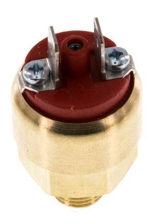1 a 10bar NO Presostato de latón Conector plano G1/8'' 42VAC/DC