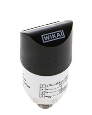 0 a 1,6bar Presostato electrónico Wika de acero inoxidable G1/4'' 1VDC Conector M12 de 4 polos