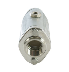 válvula de pellizco neumática de aluminio de 1 pulgada con manguito de goma - resistente a la abrasión