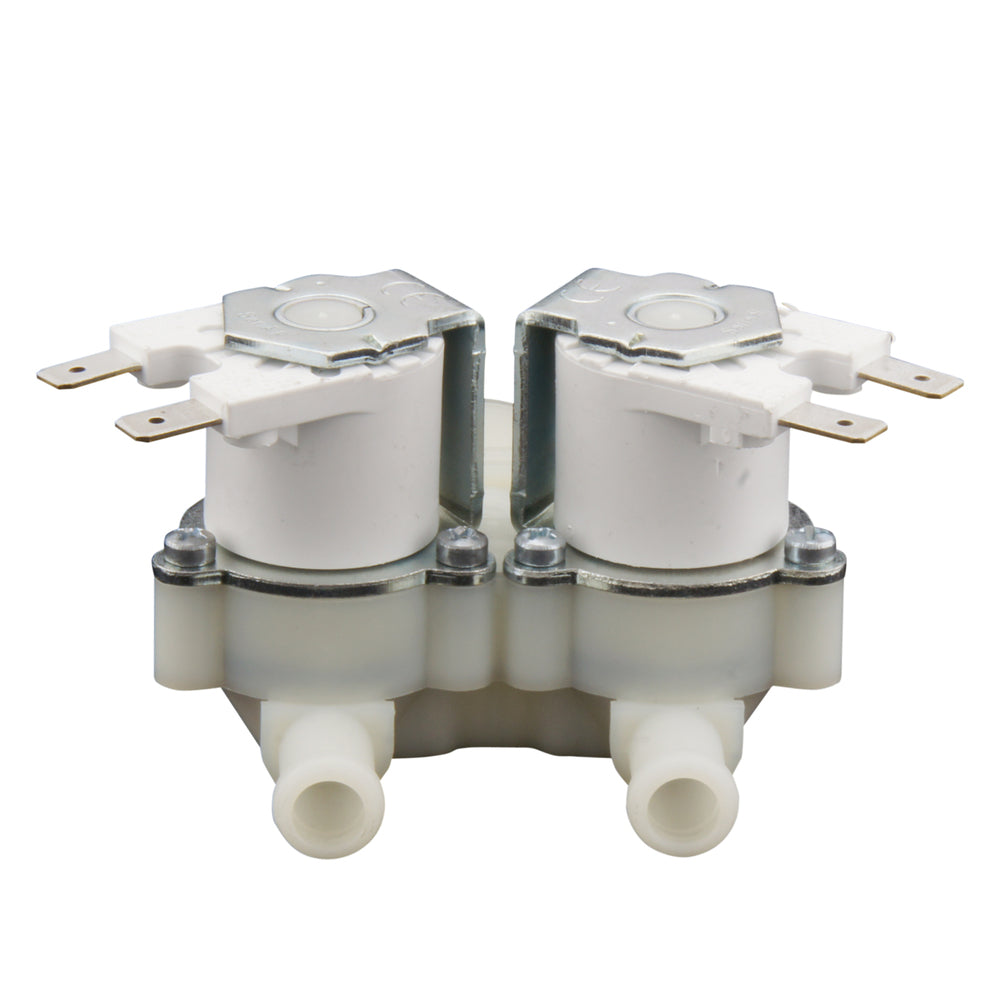Electroválvula RPE doble 3/4''x10mm nylon NBR 180° 0,2-10bar 24V DC