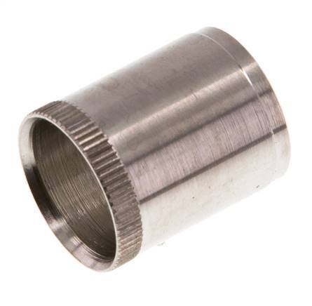 22x18mm Anillo de refuerzo de acero inoxidable con moleta
