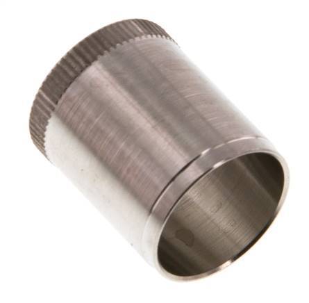 22x18mm Anillo de refuerzo de acero inoxidable con moleta