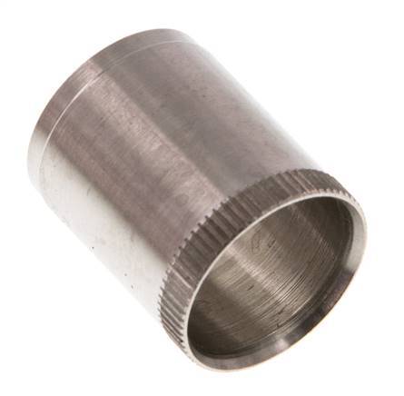 22x18mm Anillo de refuerzo de acero inoxidable con moleta