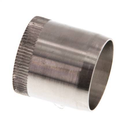22x20mm Anillo de refuerzo de acero inoxidable con moleta