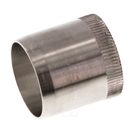 22x20mm Anillo de refuerzo de acero inoxidable con moleta