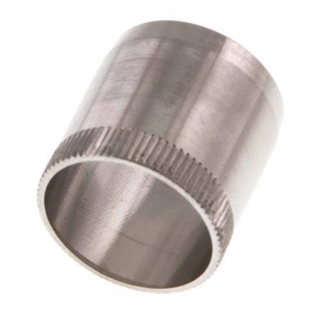 22x20mm Anillo de refuerzo de acero inoxidable con moleta