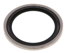 G 1" Acero inoxidable/FKM Sello hidráulico 33.9x42.8x2.5 mm