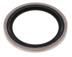 G 1" Acero inoxidable/FKM Sello hidráulico 33.9x42.8x2.5 mm