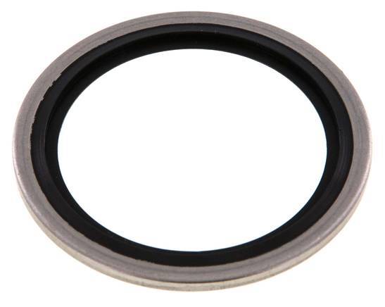 G 1-1/4" Acero inoxidable/FKM Sello hidráulico 42.9x52.4x2.5 mm