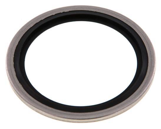 G 1-1/4" Acero inoxidable/FKM Sello hidráulico 42.9x52.4x2.5 mm