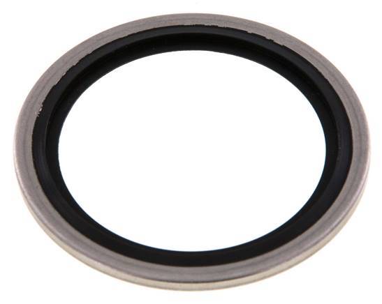 G 1-1/4" Acero inoxidable/FKM Sello hidráulico 42.9x52.4x2.5 mm