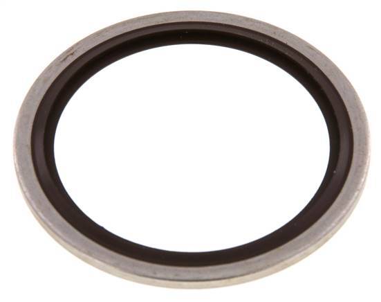 G 1-1/2" Acero inoxidable/FKM Sello hidráulico 48.4x58.6x2.5 mm
