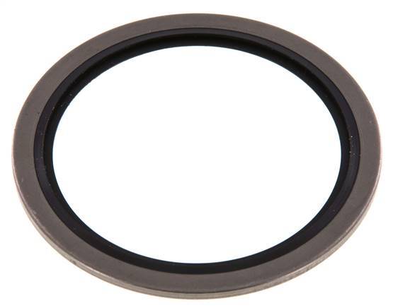 G 2" Acero inoxidable/FKM Sello hidráulico 60.6x73x2.5 mm