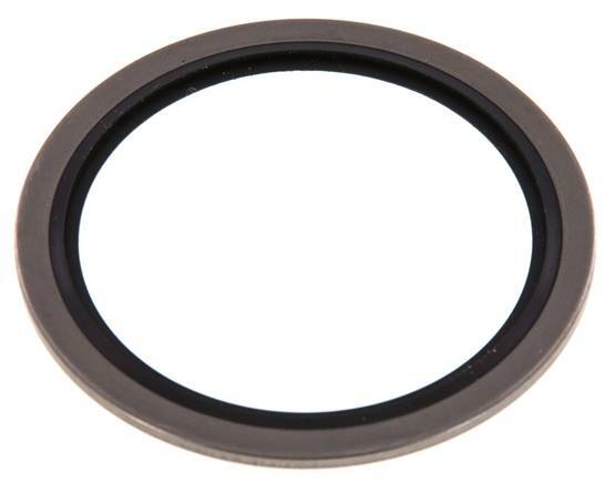 G 2" Acero inoxidable/FKM Sello hidráulico 60.6x73x2.5 mm