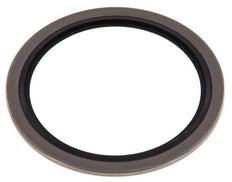 G 2" Acero inoxidable/FKM Sello hidráulico 60.6x73x2.5 mm