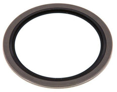 G 2" Acero inoxidable/FKM Sello hidráulico 60.6x73x2.5 mm