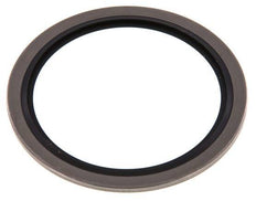 G 2" Acero inoxidable/FKM Sello hidráulico 60.6x73x2.5 mm