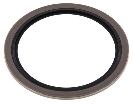 G 2" Acero inoxidable/FKM Sello hidráulico 60.6x73x2.5 mm