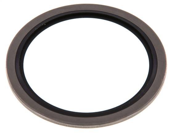 G 2" Acero inoxidable/FKM Sello hidráulico 60.6x73x2.5 mm