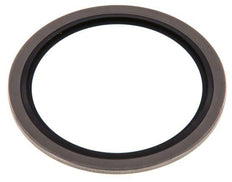 G 2" Acero inoxidable/FKM Sello hidráulico 60.6x73x2.5 mm