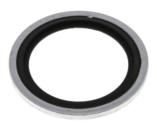 G 1" Acero/FKM Sello hidráulico adherido 33,9x42,8x2,5 mm