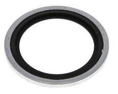 G 1" Acero/FKM Sello hidráulico adherido 33,9x42,8x2,5 mm