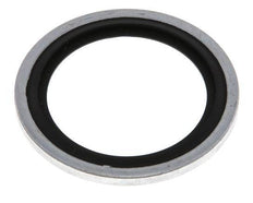 G 1" Acero/FKM Sello hidráulico adherido 33,9x42,8x2,5 mm
