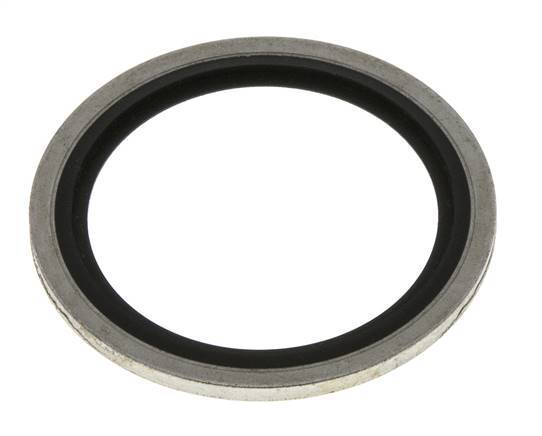 G 1-1/4" Acero/FKM Sello hidráulico 42.9x52.4x2.5 mm