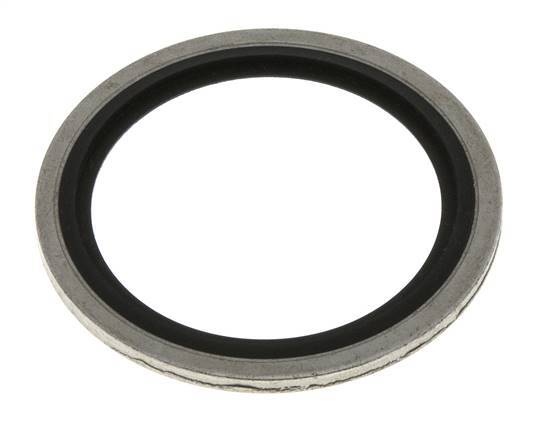 G 1-1/4" Acero/FKM Sello hidráulico 42.9x52.4x2.5 mm