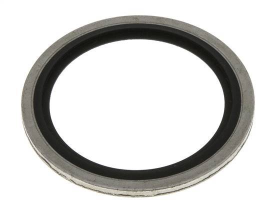 G 1-1/4" Acero/FKM Sello hidráulico 42.9x52.4x2.5 mm