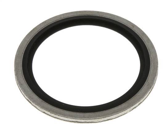 G 1-1/4" Acero/FKM Sello hidráulico 42.9x52.4x2.5 mm