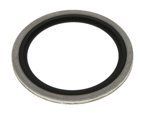 G 1-1/4" Acero/FKM Sello hidráulico 42.9x52.4x2.5 mm
