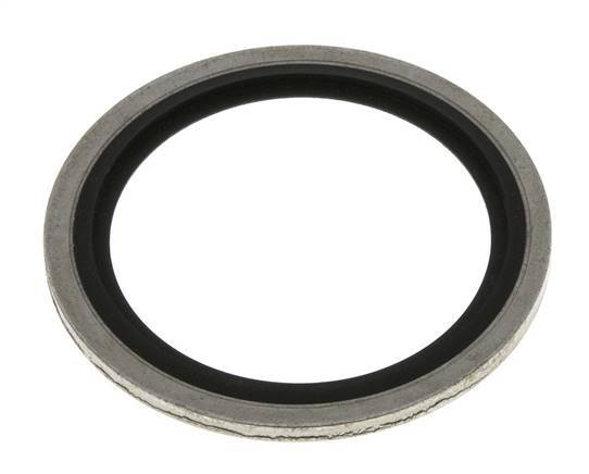 G 1-1/4" Acero/FKM Sello hidráulico 42.9x52.4x2.5 mm