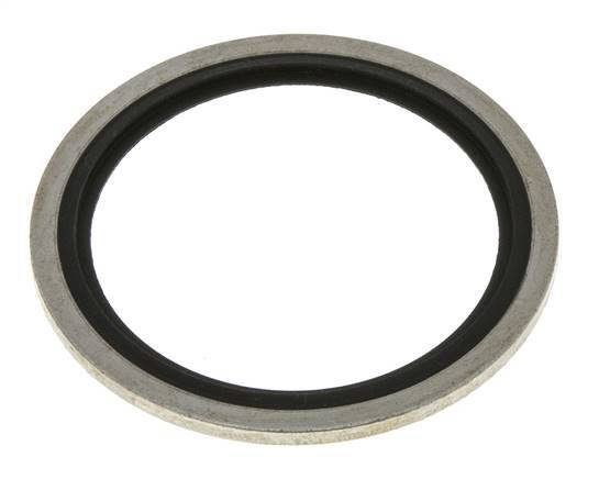 G 1-1/2" Acero/FKM Sello hidráulico 48.4x58.6x2.5 mm
