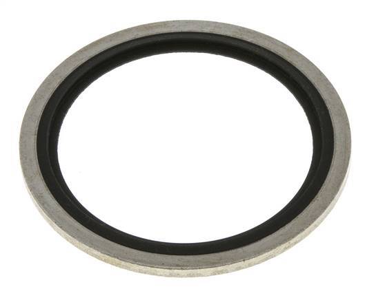 G 1-1/2" Acero/FKM Sello hidráulico 48.4x58.6x2.5 mm