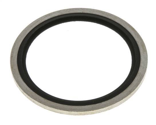 G 1-1/2" Acero/FKM Sello hidráulico 48.4x58.6x2.5 mm