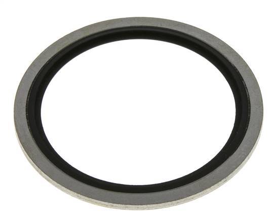 G 2" Acero/FKM Sello hidráulico adherido 60,6x73x2,5 mm