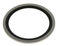 G 2" Acero/FKM Sello hidráulico adherido 60,6x73x2,5 mm