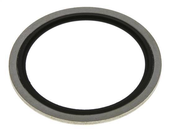 G 2" Acero/FKM Sello hidráulico adherido 60,6x73x2,5 mm
