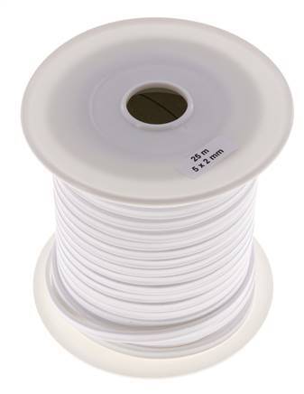 cinta de sellado facial de PTFE 5x2 mm 25 m